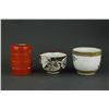 Image 2 : 3 Pc of Chinese & Japanese Porcelain Items 19th C.