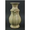Image 2 : Chinese Guan Type Crackle Handed Porcelain Vase
