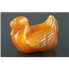 Image 2 : Chinese Amber-like Carved Duck Pendant