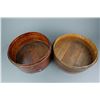 Image 5 : 2 Antique Dim Sum Bamboo Steamers