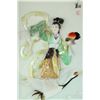 Image 8 : 4 Pcs of Montage Screen Inlayed w Pearl & Seashell