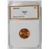 Image 1 : 1944-D LINCOLN CENT, PCI SUPERB RED BU+