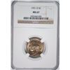 Image 1 : 1951-D JEFFERSON NICKEL, NGC MS-67 NGC PRICE GUIDE=$200.00