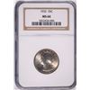 Image 1 : 1932 WASHINGTON QUARTER, NGC MS-64