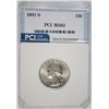 Image 1 : 1932-S WASHINGTON QUARTER, PCI GEM BU WHITE!!
