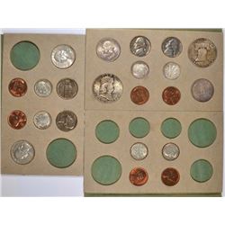 1955 U.S. MINT SET AS ORIGINALLY ISSUED, WITH  ENVELOPE, 2 OF EVERYTHING STRUCK!