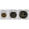 Image 2 : 1986 STATUE OF LIBERTY 3-PIECE Pf COMMEM SET: $5 GOLD, SILVER DOLLAR & CLAD HALF