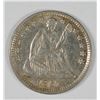 Image 1 : 1857 SEATED LIBERTY HALF DIME AU