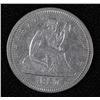 Image 1 : 1857 SEATED LIBERTY QUARTER AU
