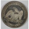 Image 2 : 1861 SEATED LIBERTY HALF CH AU CIVIL WAR DATE