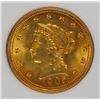 Image 2 : 1905 $2.50 LIBERTY HEAD GOLD NNC CH BU