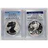 Image 1 : 2013-W PCGS SILVER EAGLE 2 PC SET MS/PR-70