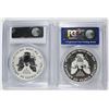 Image 2 : 2013-W PCGS SILVER EAGLE 2 PC SET MS/PR-70