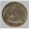 Image 2 : 1857 SEATED LIBERTY QUARTER NNC  CH BU