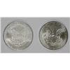 Image 2 : 2 - AMERICAN SILVER EAGLES - 2007 & 2013 - BOTH BU