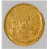 Image 2 : RARE!  527-565 AD RULE OF JUSTINIAN I  1 SOLIDUS ANCIENT GOLD COIN UNCIRCULATED