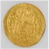 Image 3 : RARE!  527-565 AD RULE OF JUSTINIAN I  1 SOLIDUS ANCIENT GOLD COIN UNCIRCULATED