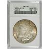 Image 1 : 1891-CC MORGAN DOLLAR, ANACS MS-60 "SPITTING EAGLE" VERY NICE COIN!!