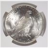 Image 3 : 1923 PEACE SILVER DOLLAR, NGC MS-66 BLAST WHITE!