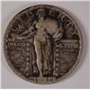 Image 1 : 1921 STANDING LIBERTY QUARTER, FINE  KEY!
