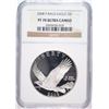 Image 1 : 2008-P BALD EAGLE SILVER COMMEMORATIVE SILVER DOLLAR, NGC PF-70  U.C.