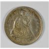 Image 1 : 1853 SEATED LIBERTY HALF DIME AU