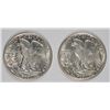 Image 2 : 1941 & 1943 WALKING LIBERTY HALF DOLLARS CH BU