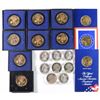 Image 1 : 8- REPLICA COINS & 11 BRONZE MEDALS