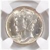 Image 2 : 1936 MERCURY DIME, NGC MS-66 FULL BANDS NGC PRICE GUIDE=$125.00