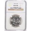 Image 1 : 1959 FRANKLIN HALF DOLLAR, NGC MS-64 FBL