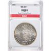 Image 1 : 1880 MORGAN SILVER DOLLAR, BGC GEM BU+  WHITE