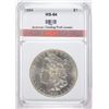 Image 1 : 1884 MORGAN SILVER DOLLAR, AGP GEM BU WHITE