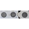 Image 1 : 3 SEATED LIBERTY QUARTERS 1853 F, 1858 VG, 1876 G