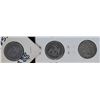 Image 2 : 3 SEATED LIBERTY QUARTERS 1853 F, 1858 VG, 1876 G