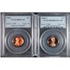 Image 1 : 1964 PR-69CAM & 1998-S PR-69 RD DCAM LINCOLN CENTS, PCGS