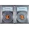 Image 1 : 1952-S & 1956-D LINCOLN CENTS, PCGS MS-66 RED