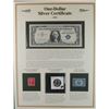 Image 2 : Historic US Currency Set; 1957 $1 Silver Cert - 1963 $2 Red Seal - 1963 $5 Red