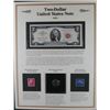 Image 3 : Historic US Currency Set; 1957 $1 Silver Cert - 1963 $2 Red Seal - 1963 $5 Red