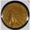 Image 1 : 1911 $5  INDIAN HEAD GOLD COIN - XF