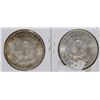 Image 2 : 2 - MORGAN SILVER DOLLARS - NICE AU / BU's - 1889 & 1921