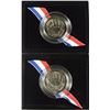 Image 1 : ( 2 ) 2014 BASEBALL HALL OF FAME UNCIRCULATED HALF DOLLARS, IN ORIG. PACKAGING