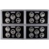 Image 1 : ( 4 ) 2014 SILVER QUARTER PROOF SETS IN ORIGINAL MINT PLASTIC