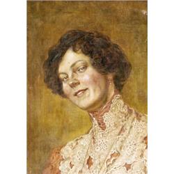 Rubovics Márk (Pest, 1867 - Budapest, 1947) Kacér hölgy