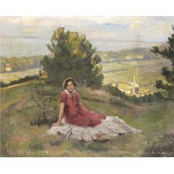 Szántó S. jelzéssel, 20. sz. eleje  Domboldalon