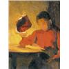 Image 1 : Wolff Károly (Pankota, 1869 -  Arad, 1944) Lámpa mellett