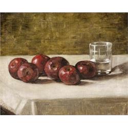 Déri Kálmán (Bécs, 1859 - München, 1940) Asztali csendélet 1909