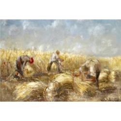 Rozs János (Pápa, 1901 - Budapest, 1987) Aratók, 1935