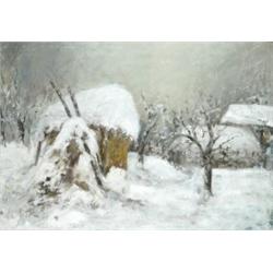 Sashegyi Kálmán (Jászkisér, 1886 - ?) Csobánka télen
