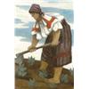 Duray Tibor (Budapest, 1912 - Budapest, 1988) Kerti munka