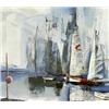 Image 1 : Papp Zoltán (Kecskemét, 1924) Balatoni vitorlások, 1976